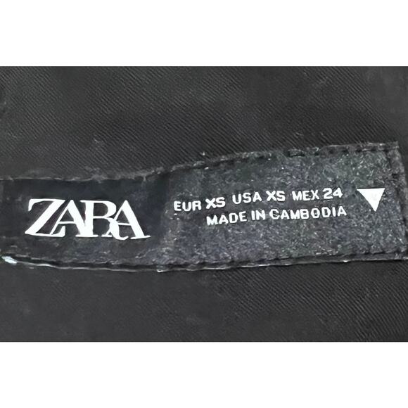 Zara Women’s Black Vest Open Back Halter Cropped Tuxedo Size XS - Picture 10 of 10